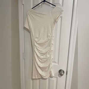 Ivory bodycon dress from Bebe